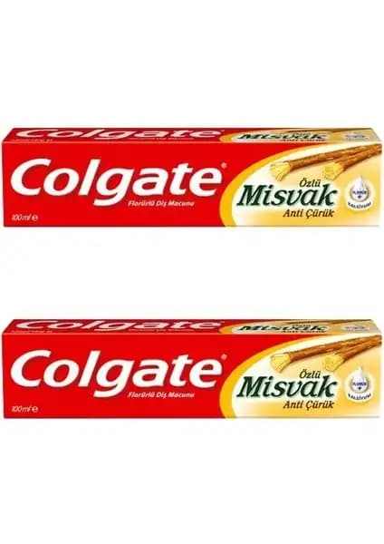 Colgate Misvak Diş Macunu Güçlü ve Doğal Temizlik Sağlayan Ağız Bakım Ürünü