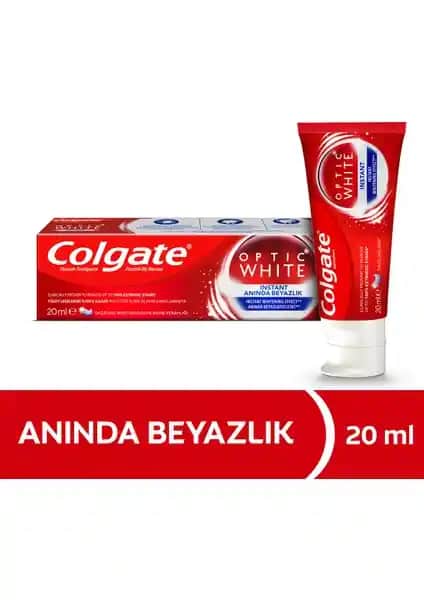 Colgate Optic Beyaz Anında Beyazlık Diş Macunu ile Sağlıklı ve Parlak Gülüşler