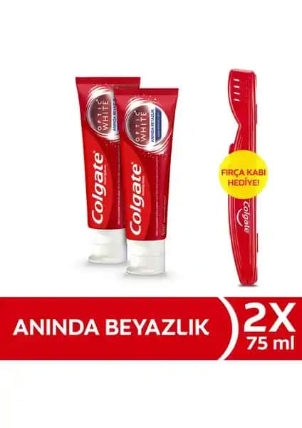 Colgate Optic White Anında Beyazlık Diş Macunu ile Parlak ve Sağlıklı Gülüşler