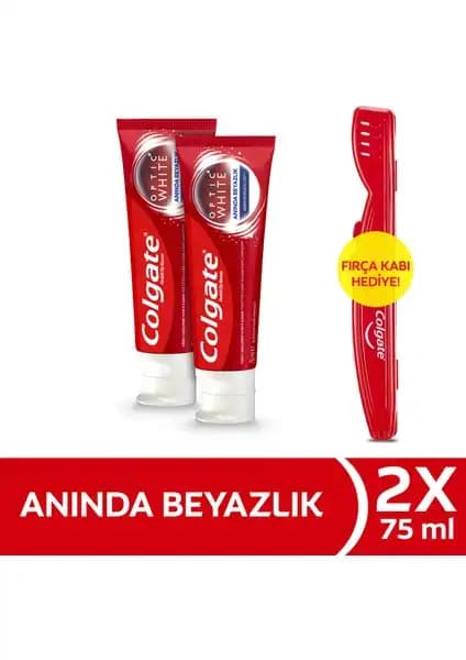 Colgate Optic White Anında Beyazlık Diş Macunu ile Parlak ve Sağlıklı Gülüşler