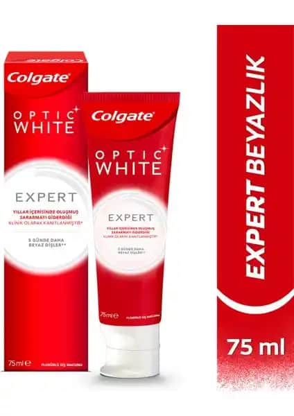 Colgate Optic White Expert White Diş Macunu ile Parlak ve Sağlıklı Gülüşler İçin Güvenilir Bir Seçenek