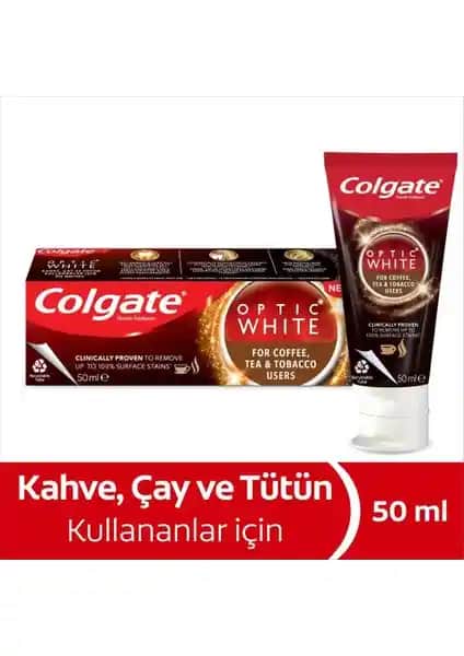 Colgate Optic White Kahve Çay ve Tütün Kullanıcıları İçin Diş Macunu İncelemesi