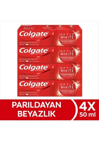 Colgate Optic White Parıldayan Beyazlık Diş Macunu ile Güvenilir ve Etkili Diş Bakımı