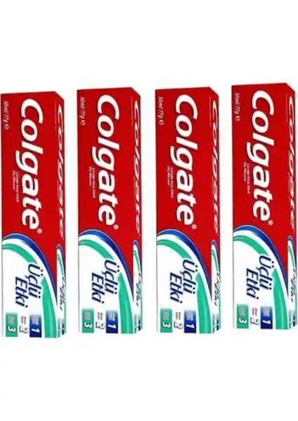 Colgate Üçlü Etki Diş Macunu 50 ml – Günlük Ağız Bakımı ve Ferahlatıcı Etki