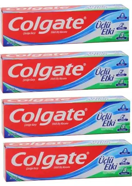 Colgate Üçlü Etki Diş Macunu: Güçlü, Beyaz ve Ferah Nefes Sağlayan Günlük Ağız Bakım Ürünü
