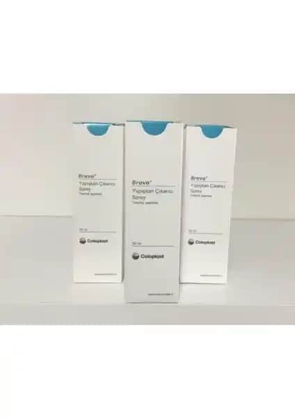 COLOPLAST Yapışkan Çıkarıcı Sprey 50 ml seti, tahrişsiz ve etkili yapışkan izleri temizleme çözümü