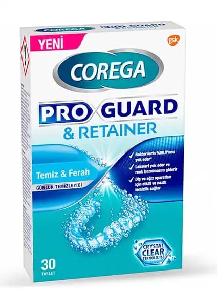 Corega Pro Guard Retainer Günlük Temizleyici ile Hijyen ve Estetik Sağlayan Diş Bakımı