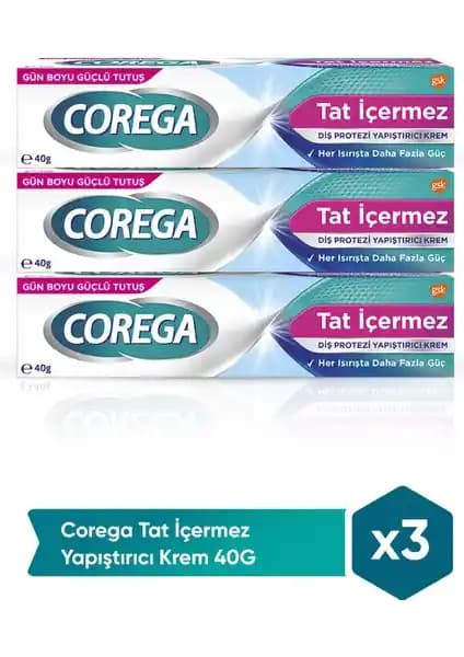 Corega Tat İçermeyen Diş Protezi Yapıştırıcı Krem: Güvenli ve Kolay Kullanım Sağlayan Ürün