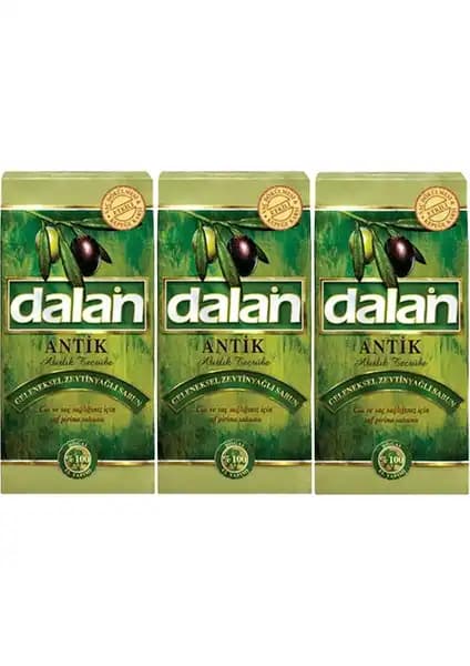Dalan 5'li Antik Pirina Doğal Zeytinyağlı Sabun Paketleri Güvenilir ve Doğal Cilt Temizliği İçin