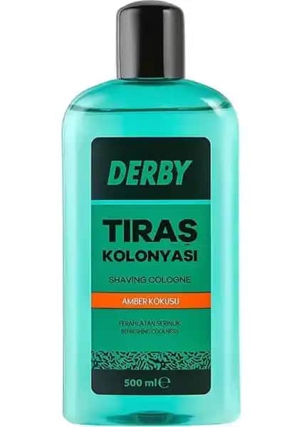 Derby Amber Tıraş Kolonyası 250 ml Erkek Bakımında Ferahlatıcı ve Kalıcı Koku Sağlar