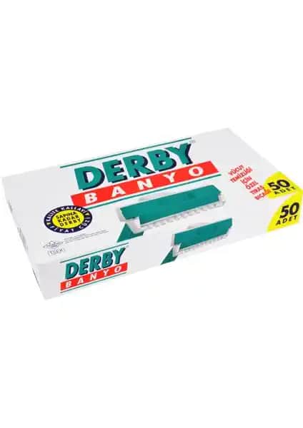 Derby Banyo Tıraş Bıçağı 50'li Kartela Yüksek Performans ve Güvenilirlik Sağlar