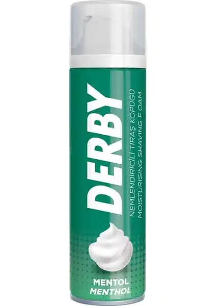 Derby Mentol Tıraş Köpüğü: Ferahlatıcı ve Cildi Koruyan Etkili Bakım Ürünü