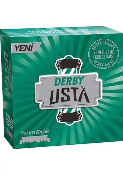 Derby Usta Yarım Bıçak 100'lü: Keskinlik ve Konfor Sunan Pratik Tıraş Çözümü