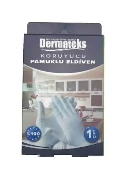 Dermateks Koruyucu Pamuklu Eldiven Large: Cilt Bakımı ve Koruma İçin Güvenilir Seçenek