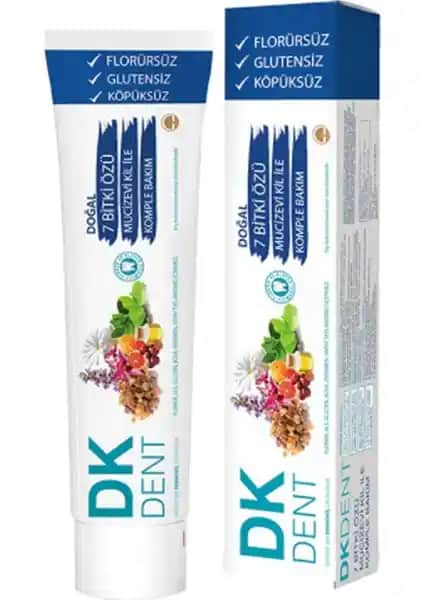 Dermokil DK Dent Doğal 7 Bitki Özlü Diş Macunu Sağlıklı ve Güvenli Ağız Bakımı İçin İdeal Seçenek