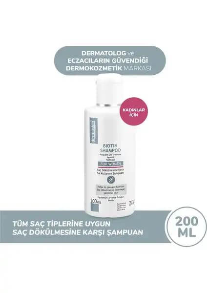Dermoskin Kadın Biotin Şampuanı: Saç Dökülmesine Karşı Güçlendirici ve Hacim Artırıcı Ürün