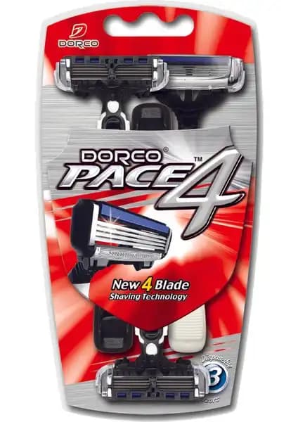 Dorco Pace 4 Kullan-At Tıraş Bıçağı: Hassas ve Konforlu Tıraş Deneyimi Sunar