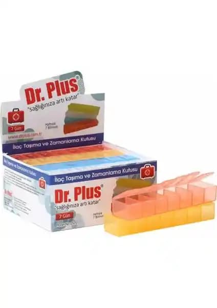 Dr. Plus DR-0501 Haftalık İlaç Saklama Kutusu ile Günlük İlaçlarınızı Düzenli ve Güvenli Saklayın