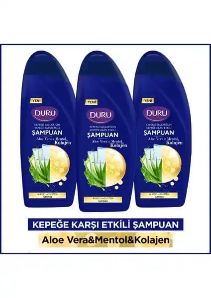 Duru Aloe Vera Mentol Kepeğe Karşı Şampuan: Saç Sağlığı ve Kepek Kontrolü İçin Güçlü Çözüm