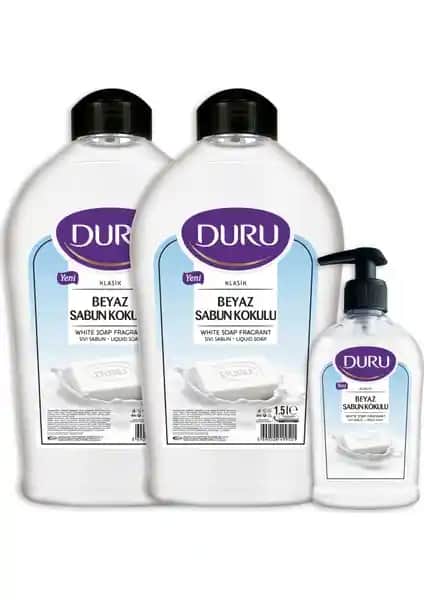 Duru Beyaz Aromalı Sıvı Sabun: Doğal İçerikli Cilt Dostu Temizlik Ürünü