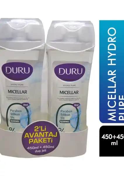 Duru Duş Jeli ve Hydro Pure Micellar ile Temizlik ve Ferahlık Sağlayan Günlük Bakım Ürünleri