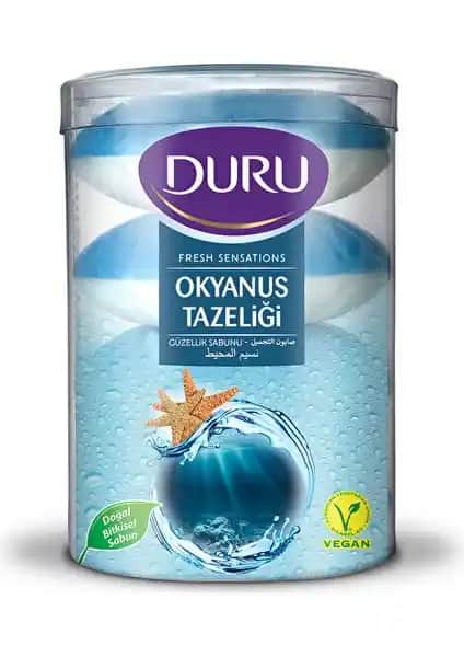 Duru Fresh Sens Okyanus Tazeliği Sabunu: Doğal İçeriklerle Güçlü ve Ferah Temizlik