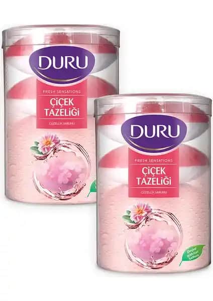 Duru Fresh Sensations Çiçek Tazeliği Sabunu 8'li Paket Doğal ve Ferahlatıcı Cilt Bakım Ürünü
