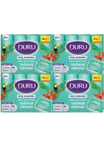 Duru Fresh Sensations Yağmur Ormanı Duş Sabunu 16'lı Paketle Doğal Temizlik ve Ferahlık