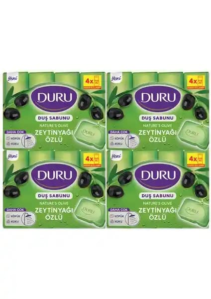 Duru Natural Olive Zeytinyağlı Sabun 16'lı Paket ile Doğal Temizlik ve Cilt Bakımı
