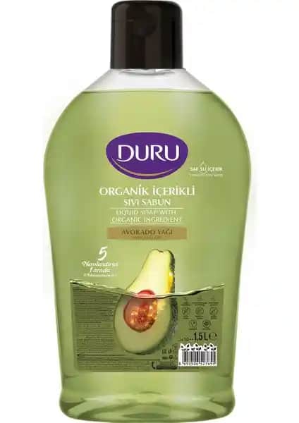 Duru Organik Avokado Sıvı Sabun: Doğal Temizlik ve Cilt Bakımı İçin Güvenilir Çözüm