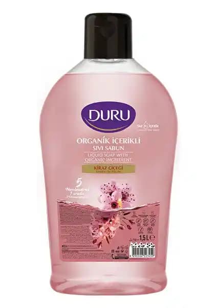 Duru Organik Kiraz Çiçeği Sıvı Sabun: Doğal ve Nemlendirici Temizlik Çözümü