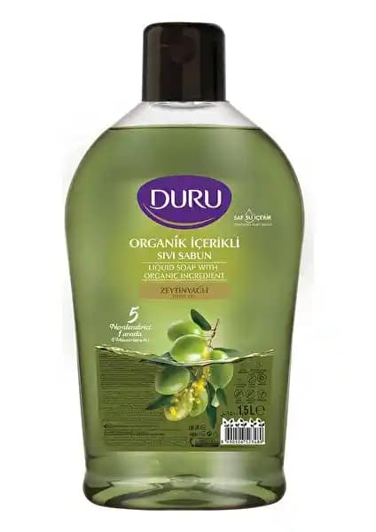 Duru Organik Zeytinyağlı Sıvı Sabun: Doğal İçeriklerle Güçlü Temizlik ve Bakım