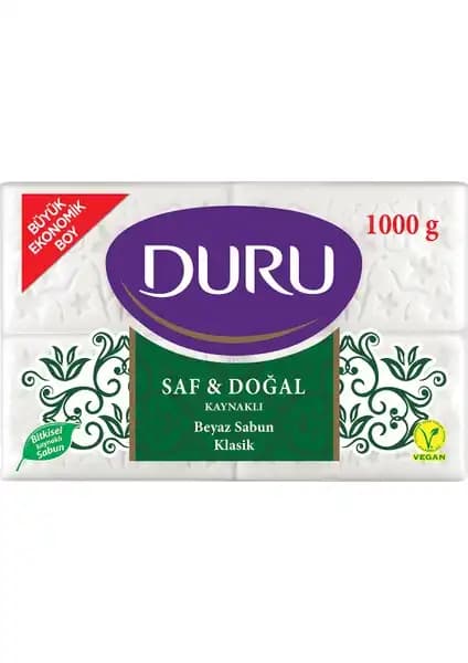 Duru Sabun Klasik Saf ve Doğal 1000 Gr: Hassas ve Güvenilir Cilt Temizliği İçin