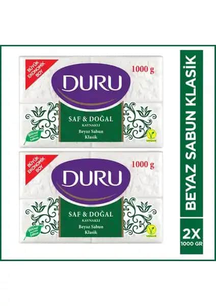 Duru Sabun Klasik Saf ve Doğal: Türkiye Menşeli Organik ve Cilt Dostu Sabun