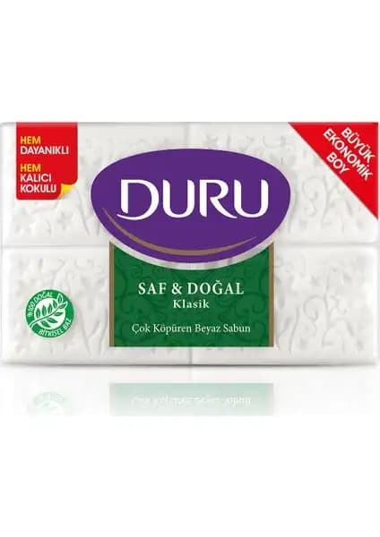 Duru Saf & Doğal Klasik Kalıp Sabun: Doğal İçeriklerle Temizlik ve Bakım