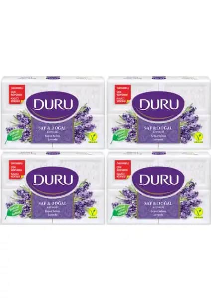 Duru Saf ve Doğal Lavanta Sabunu 16 Adet Beyaz Kalıp Sabun ile Temizlikte Doğallık ve Etkinlik