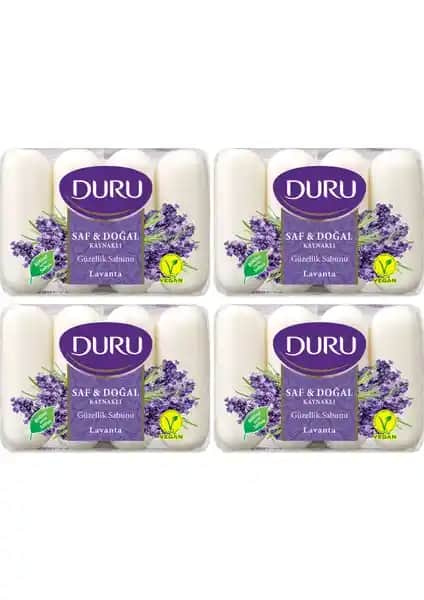 Duru Saf ve Doğal Lavanta Sabunu 16 Adet ile Cilt Bakımında Doğallık ve Sürdürülebilirlik