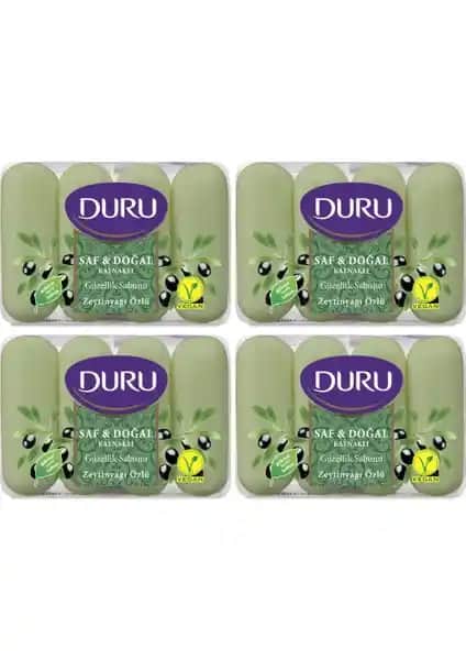 Duru Saf ve Doğal Zeytinyağlı Güzellik Sabunu Cilt Bakımında Temizlik ve Nem Sağlar