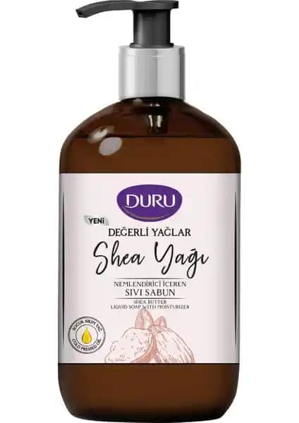 Duru Shea Yağı Sıvı Sabunu: Doğal İçeriklerle Derinlemesine Temizlik ve Nem Dengelemesi