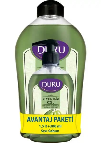 Duru Zeytinyağlı Sıvı Sabun Doğallık ve Etkili Temizlik İçin Güvenilir Tercih