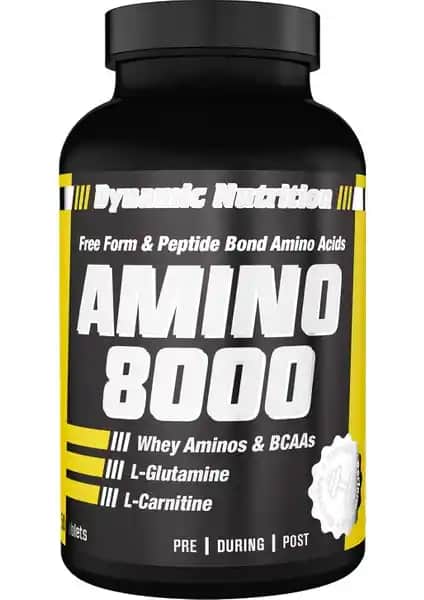 Dynamic Nutrition Amino 8000 ile Kas Gelişimi ve Performans Artışında Etkili Takviye