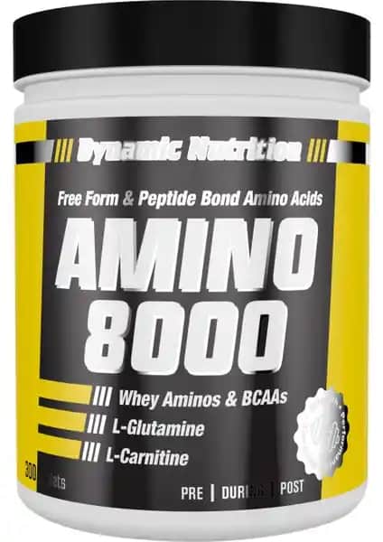 Dynamic Nutrition Amino 8000: Kas Gelişimi ve Performans Artışında Etkili Takviye