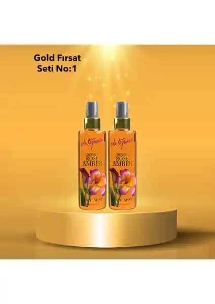 Eda Taşpınar Amber Body Mist 2'li Paket: Günlük Kullanım İçin Ferah ve Hafif Parfüm Seçeneği