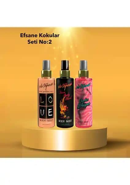 Eda Taşpınar Efsane Kokular Seti No:2 Parfüm ve Body Mist Koleksiyonu