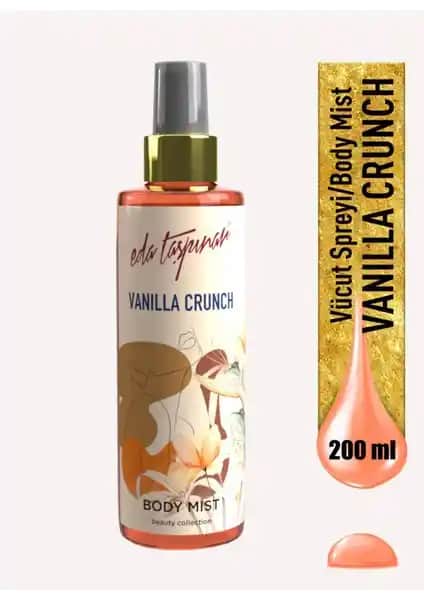 Eda Taşpınar Vanilla Crunch Body Mist: Kalıcı ve Hoş Vanilya Kokusu ile Günlük Kullanım İçin