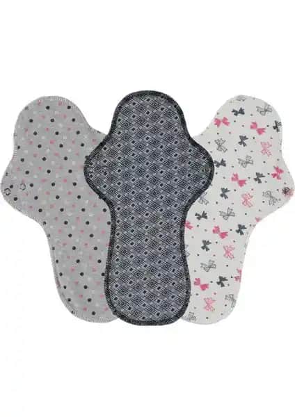 Ekoped Doğal Yıkanabilir Kadın Pedi 3'lü Krem Gece XL Sağlıklı ve Çevre Dostu Çözüm