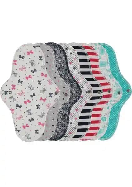 Ekoped Doğal Yıkanabilir Kadın Pedi 8'li gece kullanımı için çevre dostu ürün