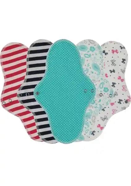 Ekoped Doğal Yıkanabilir Kan Pedi 5'li Set Sağlıklı ve Çevre Dostu Gece Pedi