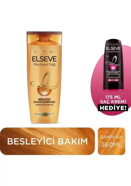 Elseve Mucizevi Yağ Besleyici Bakım Şampuanı ve Saç Kremi: Sağlıklı Parlak Saçlar İçin Doğru Seçenek