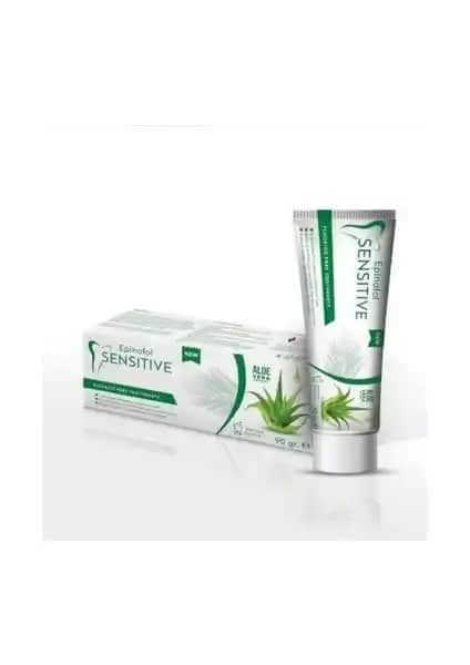Epinafol Sensitive Aloe Vera Diş Macunu Seti Hassas Dişler İçin Doğal Temizlik Çözümü